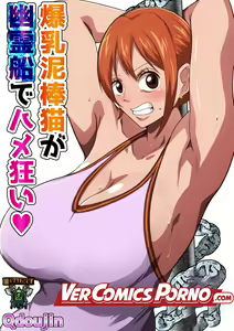 Bakunyuu Dorobouneko ga Yuureisen de Hamegurui | A Big Breasted Thief Gets Fucked Crazy On a Ghost Ship — hentai manga cover on Fhentai