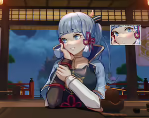 Page 3 of Genshin Impact Lumine x Ayaka Foot Worship - preview thumbnail
