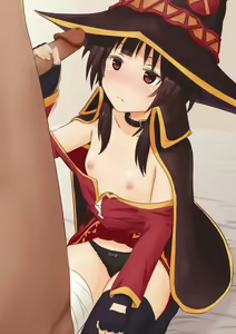 Page 9 of Megumin ga 1-nichi 1-kai Ero OK o Jouken ni Isourou Shite Kita Hanashi 38 - preview thumbnail