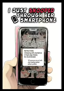 Kanojo no SmaPho o Nozoita dake nano ni (decensored) - hentai manga cover image