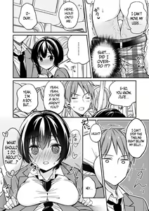 Page 26 of "Asoko no Kyunkyun ga Tomaranai noo...!" Baretara Out!? Dansou Kyonyuu ♀ to Chikan Manin Densha 1 | "That Tingling Down There Won't Stop...!" What if I get caught!? A Girl With Big Tits Being Assaulted in a Packed Train 1 - preview thumbnail