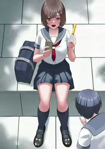 Onnanoko ga Toorisugari ni Jikan Teishi de Itazura Sareru — hentai manga cover on Fhentai