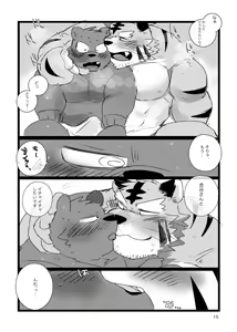 Page 14 of Kansai-ben Tora ossan to Sentou de Ichaichasuru Hon - preview thumbnail
