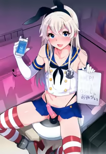 Page 6 of Haishin! Shimakaze-kun no Heya Soushuuhen - preview thumbnail