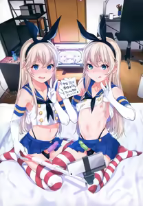 Page 9 of Haishin! Shimakaze-kun no Heya Soushuuhen - preview thumbnail