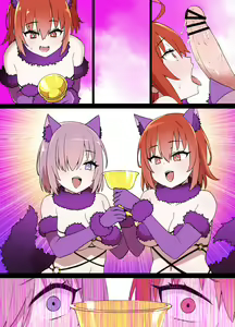 Page 8 of FGO Brainwashing Singularity Gudako & Mashu Bimbofication - preview thumbnail