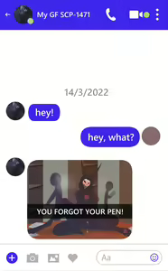Page 2 of My Girlfriend is SCP-1471!! - preview thumbnail