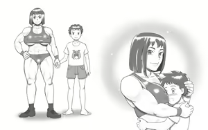 Page 56 of Mama Time puroresu-hen - preview thumbnail