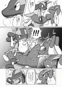 Page 13 of Lucario and Lopunny doujin - preview thumbnail