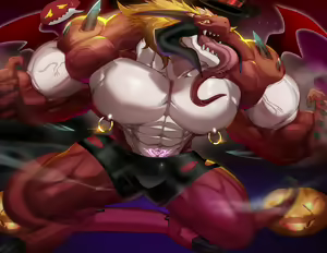 Page 3 of Possessed Dragon's Halloween!! - preview thumbnail