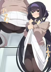 Page 3 of Yogoreta Pants to Tights o Misete kureru Kozeki Ui-chan - preview thumbnail