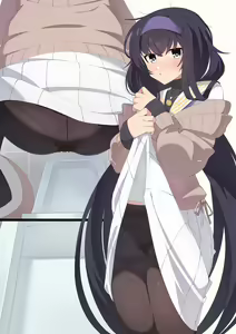 Page 8 of Yogoreta Pants to Tights o Misete kureru Kozeki Ui-chan - preview thumbnail