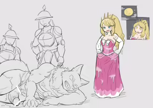 Princess Futanari Werewolf Transfur By Sperm Splash — hentai manga cover on Fhentai