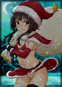 Page 11 of White (Kake) Christmas Megumin - preview thumbnail