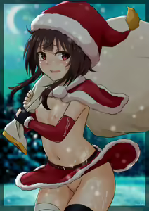 Page 14 of White (Kake) Christmas Megumin - preview thumbnail