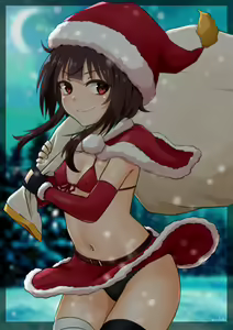 Page 2 of White (Kake) Christmas Megumin - preview thumbnail