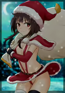 Page 5 of White (Kake) Christmas Megumin - preview thumbnail