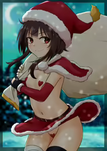 Page 6 of White (Kake) Christmas Megumin - preview thumbnail