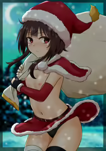 Page 7 of White (Kake) Christmas Megumin - preview thumbnail