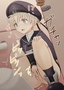 Page 3 of Onanie-chuu ni Kyuu ni Toile no Door o Akerareta Leberecht Maass-chan - preview thumbnail