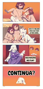 Page 3 of Chara x Asriel x Frisk - preview thumbnail