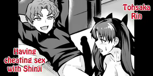 Tohsaka Rin, Shinji to Uwaki Sex Suru — hentai manga cover on Fhentai