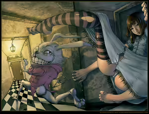 Page 154 of Alice au pays des merveilles compile - preview thumbnail