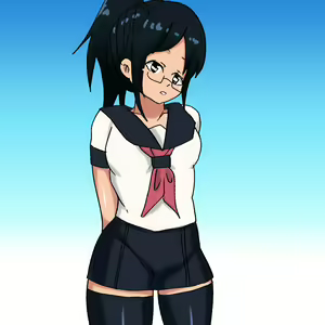 Page 3 of 1au Ponytail Cool Megane Gakusei - preview thumbnail