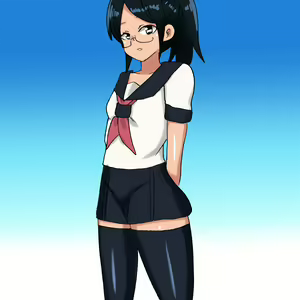Page 3 of 1ax Ponytail Cool Megane Gakusei - preview thumbnail