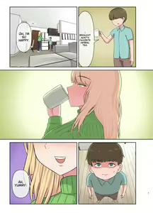 Page 6 of Kinpatsu Oba-san no Suiminkan | My blonde aunt. Sleep rape - preview thumbnail