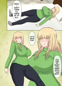 Page 9 of Kinpatsu Oba-san no Suiminkan | My blonde aunt. Sleep rape - preview thumbnail