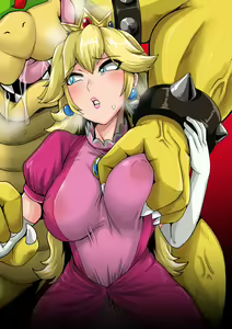 Page 25 of Peach Hime Rakugaki: Koopa Senyou no Seidorei Tsuma Ochi Ending - preview thumbnail