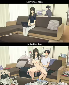 Page 11 of A Day in the Life of a Couple: Their First Month Living Together vs. One Year Later | Une journée dans la vie d'un couple : Premier mois vs un an plus tard - preview thumbnail