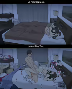 Page 27 of A Day in the Life of a Couple: Their First Month Living Together vs. One Year Later | Une journée dans la vie d'un couple : Premier mois vs un an plus tard - preview thumbnail