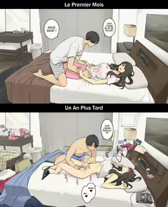 Page 3 of A Day in the Life of a Couple: Their First Month Living Together vs. One Year Later | Une journée dans la vie d'un couple : Premier mois vs un an plus tard - preview thumbnail