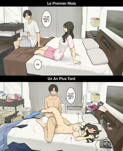 Page 5 of A Day in the Life of a Couple: Their First Month Living Together vs. One Year Later | Une journée dans la vie d'un couple : Premier mois vs un an plus tard - preview thumbnail