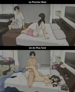 Page 6 of A Day in the Life of a Couple: Their First Month Living Together vs. One Year Later | Une journée dans la vie d'un couple : Premier mois vs un an plus tard - preview thumbnail