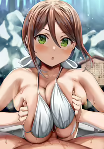 Page 5 of Bikini Sugata no Miko-san to Misogiba e - preview thumbnail