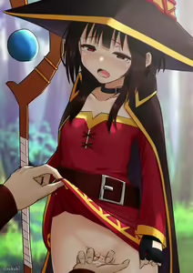 Page 8 of Party ni Irete Hoshii no ni Yubi o Irerarete Shimau Megumin - preview thumbnail