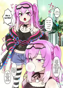 Sabaku no Kuni de Harem no Mesu Dorei ni Ochiru Onnanoko | A girl who degrades into a harem's female slave in a desert country — hentai manga cover on Fhentai