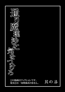Page 3 of TooriMarisa ni Ki o Tsukero Sono Shichi - preview thumbnail