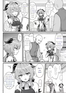 Page 3 of Ganyu-chan ga Shigoto to Seiyoku Shori o Otetsudai suru Hon. | A book in which Ganyu helps you out with your work and sexual urges. - preview thumbnail