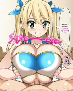 Page 4 of Lucy Hizaue Zuri ♡ | Lucy's Knee-High Paizuri ♡ - preview thumbnail