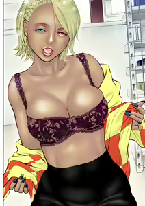 Page 12 of Shinya no Conveni Beit de Kuro Gal Senpai to 2-ri Kiri - preview thumbnail