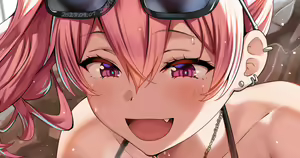Mizugi Gal-tachi no Gyakunan Chakui (Bikini) Paizuri — hentai manga cover on Fhentai