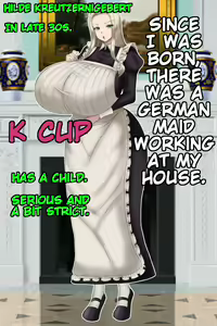 Junai 30-dai Doitsunin Maid Hilde Kreutzergepert ~Erugeeperuto Toshi no sa Body ni "Atotori" Shikomu! | She is a German Maid Who Has Been Serving My House Since I was Born — hentai manga cover on Fhentai