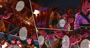 Page 3 of Shounen ga Ennichi de Nazo no Onee-san to Sex | Boys who meet mysterious lady and have sex with her during a festival - preview thumbnail