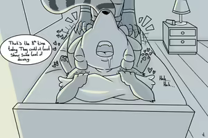 Page 3 of Regular Show Rule 63 - preview thumbnail