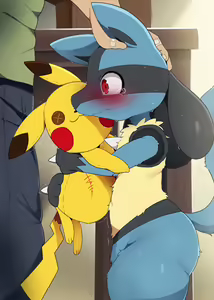 Page 3 of Shinka Shitate de Jibun no Karada o Rikai Shiteinai Chibi Lucario (decensored) - preview thumbnail