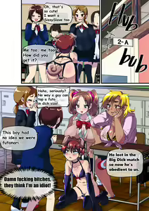 Page 12 of Ore ga Mesu Ochi Shite Kyokon Futanari Gyaru-tachi no Seishori-you Chinpo Ana ni Choukyou Sarete Shimatta Ken. | I Ended Up Being Transformed Into The Sissy Slave Of The Big-Cocked Futanari Girls. - preview thumbnail